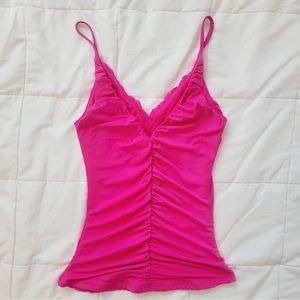 Rutchet Tank Top - BEBE - Pink - Small - Excellent Condition